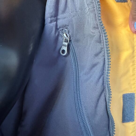 VINTAGE Helly Hansen Helly Tech Sailing Ski Jacket Mens Size Large Yellow - Picture 8 of 9